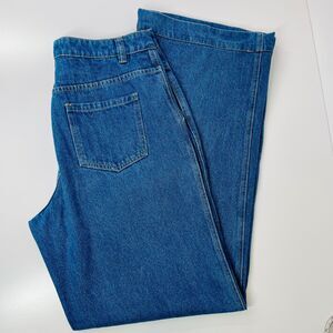 Long Tall Sally Barrel Leg Jeans 12 Button Fly Wide Leg Jeans Womens 32x35 Jeans